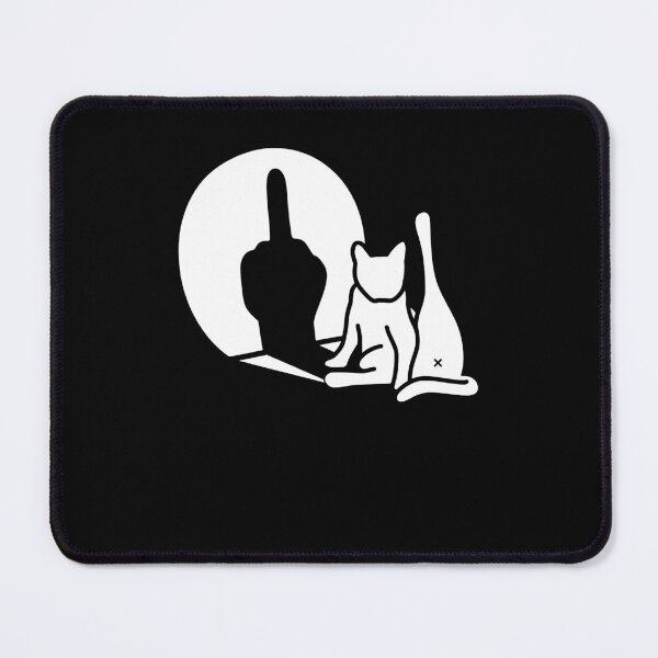 Item preview, Cat Middle Finger designed and sold by suhairee-studio.