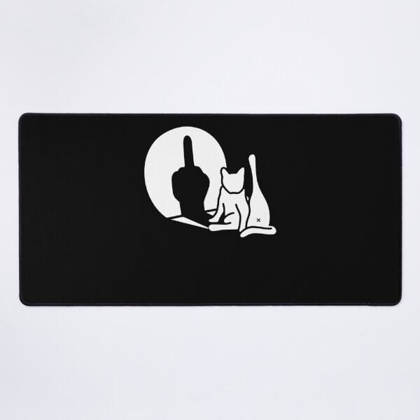 Item preview, Cat Middle Finger designed and sold by suhairee-studio.