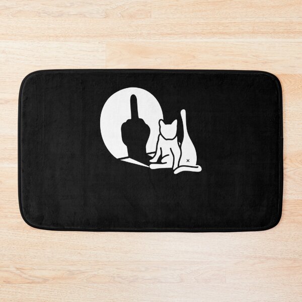 Item preview, Cat Middle Finger  designed and sold by suhairee-studio.