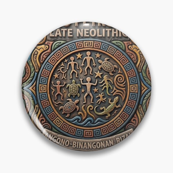Item preview, ANGONO PETROGLYPHS LATE NEOLITHIC designed and sold by likbatonboot.