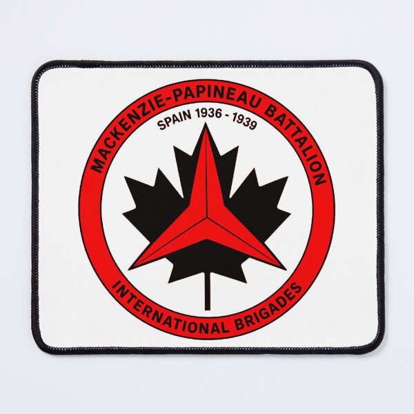 Item preview, Mackenzie Papineau Battalion International Brigades Antifascist Emblem Print designed and sold by PinUpPizzazz.