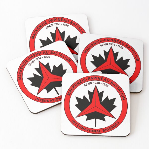 Item preview, Mackenzie Papineau Battalion International Brigades Antifascist Emblem Print designed and sold by PinUpPizzazz.