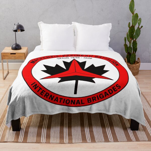 Item preview, Mackenzie Papineau Battalion International Brigades Antifascist Emblem Print designed and sold by PinUpPizzazz.