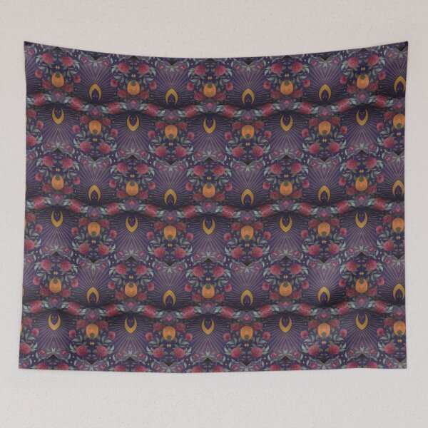 Item preview, Purple Ripple Pattern designed and sold by Shy Fractal Designs.