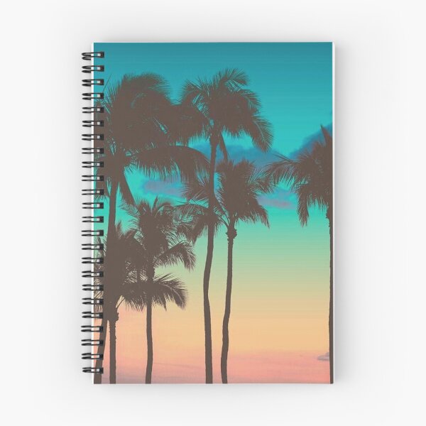 Item preview, Vibrant Tropical Beach Sunset with Palm Trees designed and sold by trixie666.