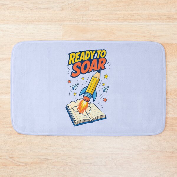 Item preview, Ready to Soar Rocket Pencil School Design designed and sold by junkydotcom.