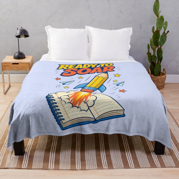 Item preview, Ready to Soar Rocket Pencil School Design designed and sold by junkydotcom.