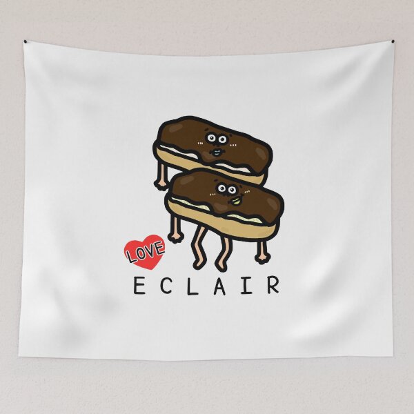 Item preview, Cute I LOVE ECLAIR designed and sold by kanaehonkawa.