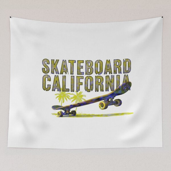 Item preview, Skateboard California Retro Vintage Grunge designed and sold by ReginaSeidman.