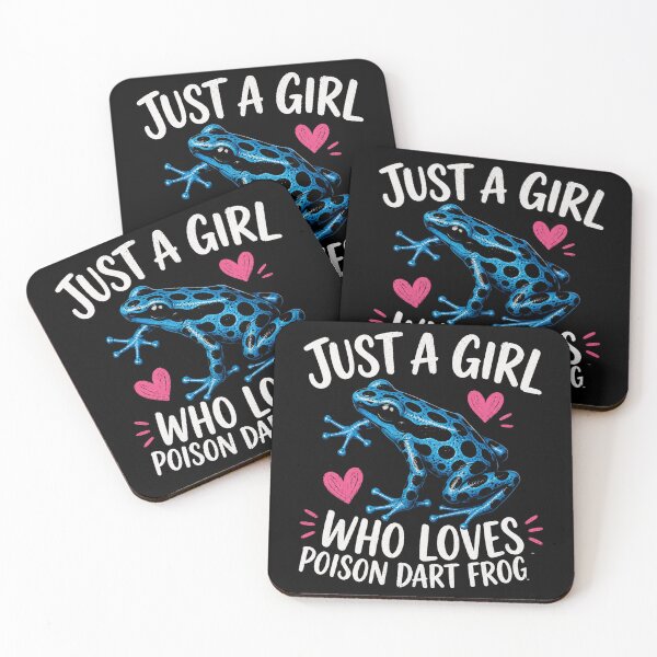 Item preview, Just a Girl Who Loves Poison Dart Frog Cute Frog Lover Gift Design designed and sold by MiALopezArt.