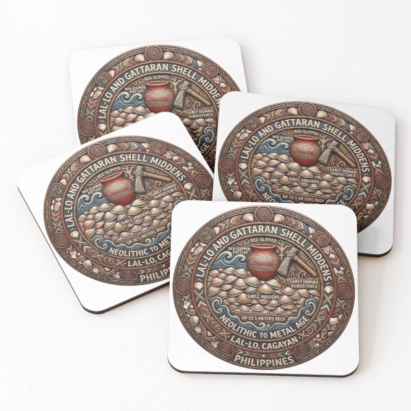 Item preview, LAL-LO AND GATTARAN SHELL MIDDENS designed and sold by likbatonboot.
