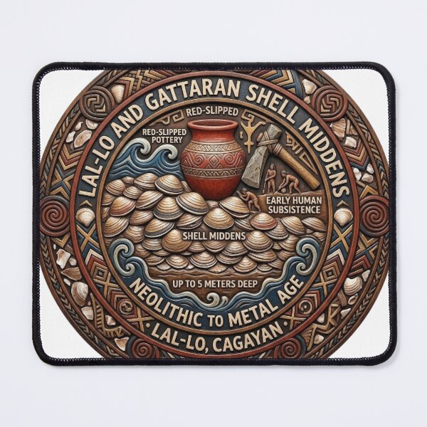 Item preview, LAL-LO AND GATTARAN SHELL MIDDENS designed and sold by likbatonboot.