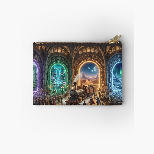 Item preview, Portal Station — Interdimensional Train Terminal Fantasy Art designed and sold by RoyArt0.