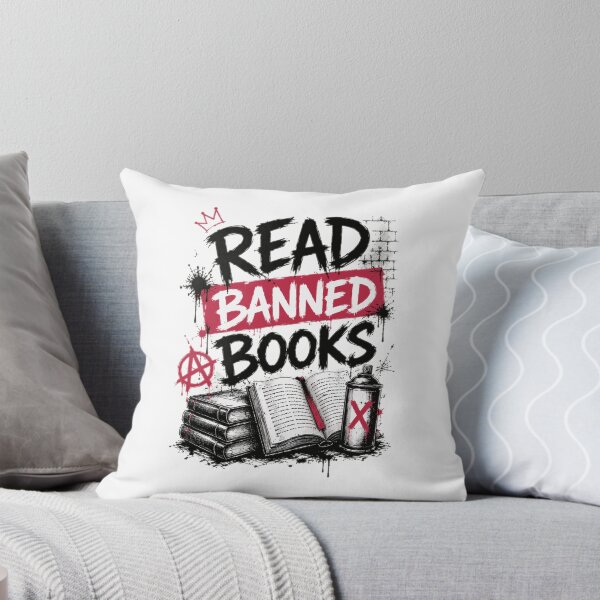Item preview, Read Banned Books Grunge Street Art Reader designed and sold by markymaarty.