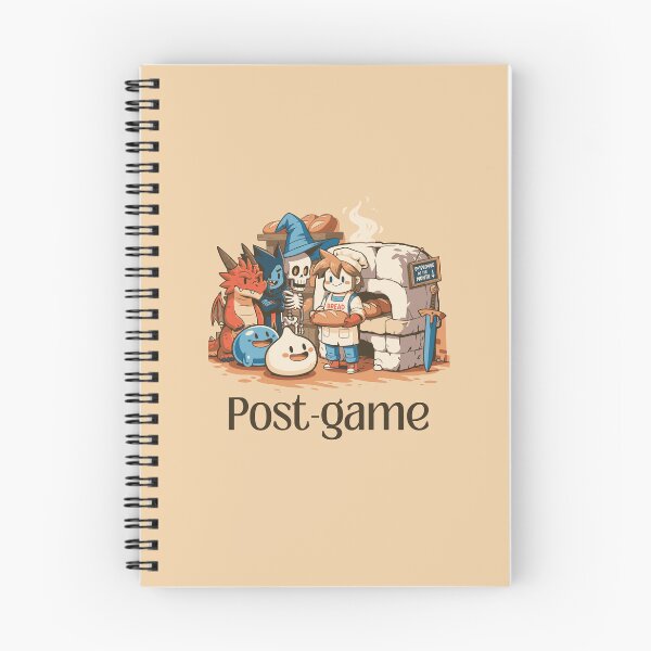 Item preview, Post-Game | Retired Hero's Fantasy Bakery Funny RPG Design designed and sold by trashpanda_shop.
