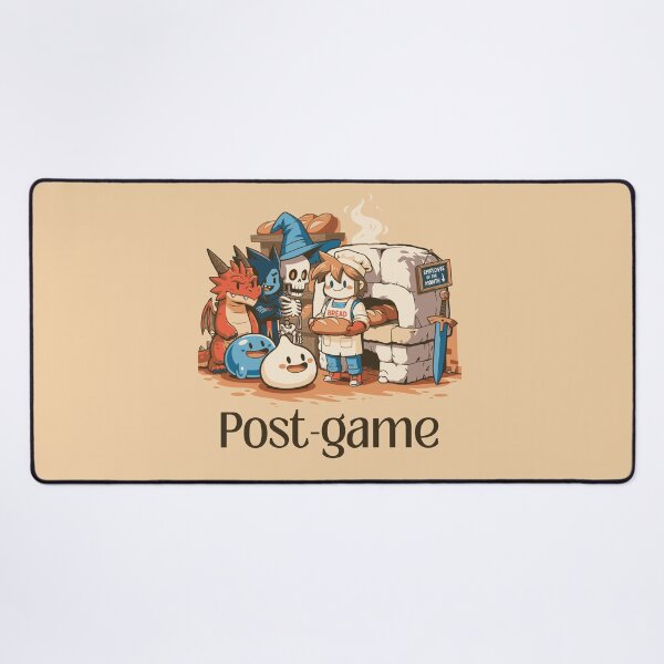 Item preview, Post-Game | Retired Hero's Fantasy Bakery Funny RPG Design designed and sold by trashpanda_shop.