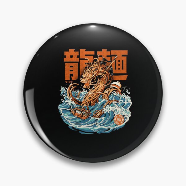 Item preview, Japanese Dragon Ocean Waves Vintage Fantasy Design designed and sold by Ostericaimusa.