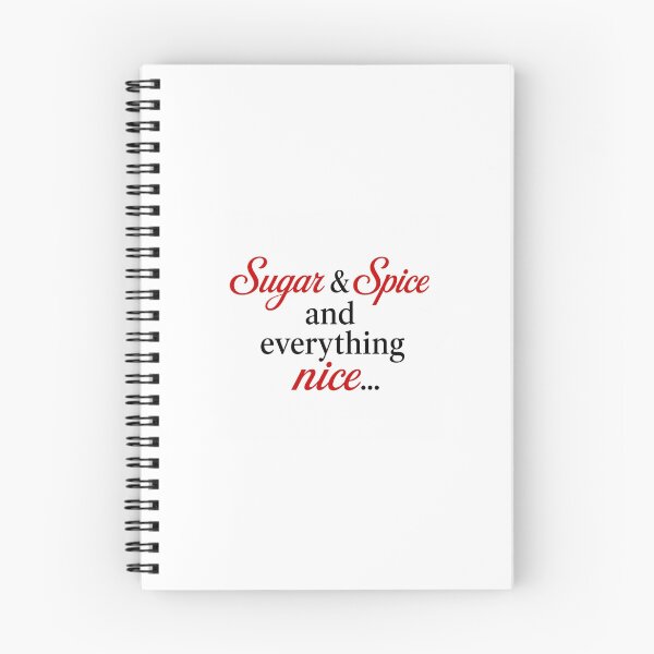 Item preview, Sugar and Spice and Everything Nice Quote Typography designed and sold by SarcasmAndSpite.
