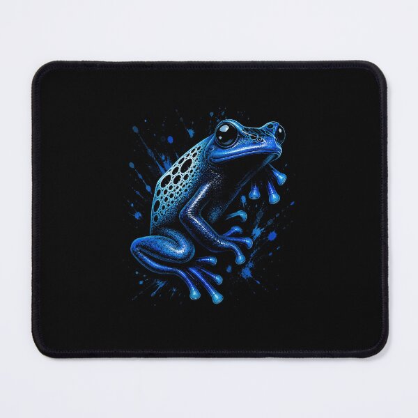 Item preview, Detailed Blue Poison Dart Frog Exotic Rainforest Wildlife Design designed and sold by MiALopezArt.