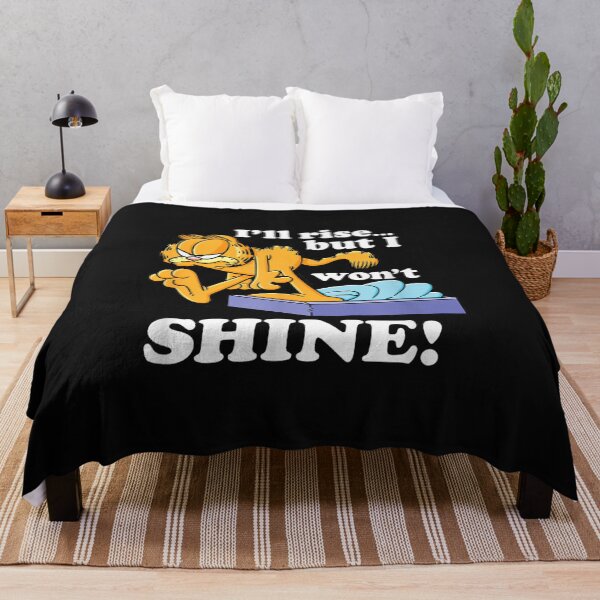 Item preview, Garfieldzz - I'll Rise But I Won't Shine, Grumpy Graphic designed and sold by LincolnWardill.
