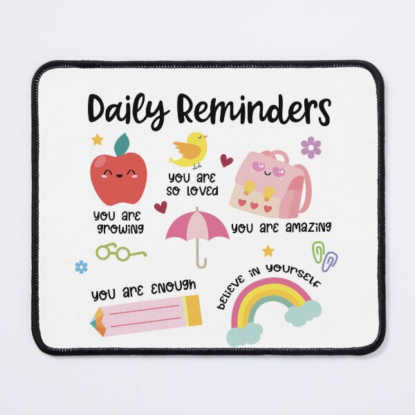 Item preview, Cute Daily Reminders Motivational Quotes, Positive Affirmations, Inspirational Encouragement designed and sold by dearlymadecustoms.