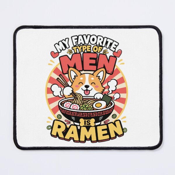 Item preview, Fluffy Dog Ramen Fan Funny Noodle Eater designed and sold by markymaarty.