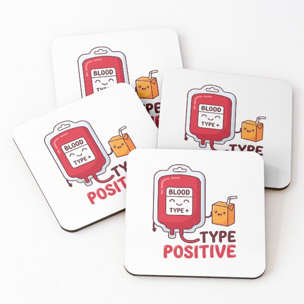 Item preview, Type Positive - Cute Blood Bag Phlebotomy designed and sold by LogicPulse.