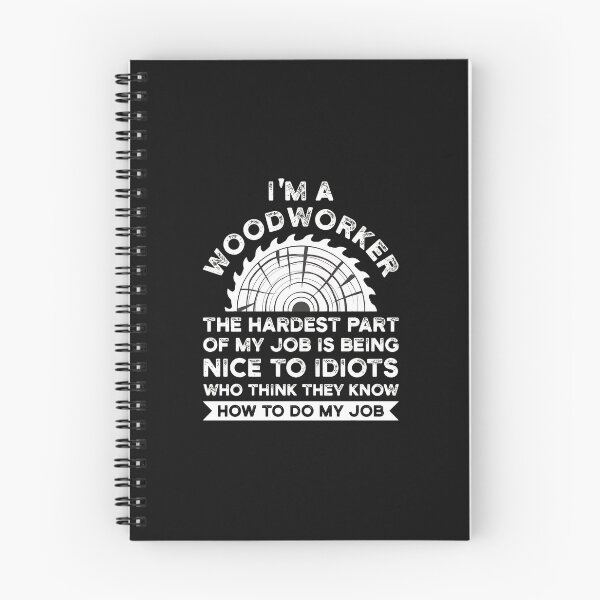 Item preview, Woodworker Funny Quote Saw Job Idiot designed and sold by Skuthorp231.