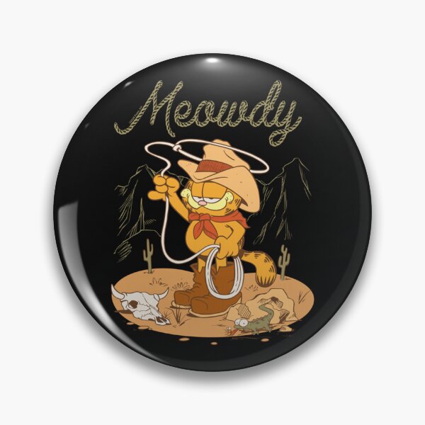 Item preview, Garfieldzz Meowdy Western Scene Vintage Cartoon Cowboy Cat Long Sleeve designed and sold by LincolnWardill.