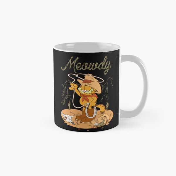 Item preview, Garfieldzz Meowdy Western Scene Vintage Cartoon Cowboy Cat Long Sleeve designed and sold by LincolnWardill.
