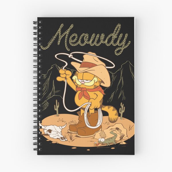 Item preview, Garfieldzz Meowdy Western Scene Vintage Cartoon Cowboy Cat Long Sleeve designed and sold by LincolnWardill.