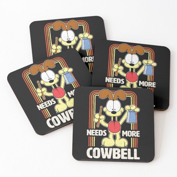 Item preview, Garfieldzz - Retro Odie Needs More Cowbell Long Sleeve designed and sold by LincolnWardill.