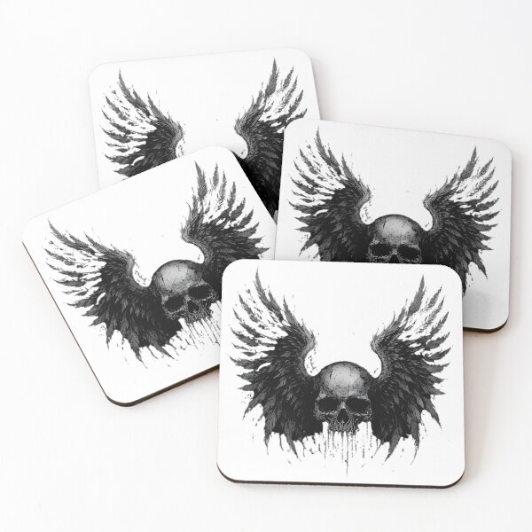Item preview, Gothic Skull With Wings – Dark Edgy Gothic Streetwear designed and sold by Aesthicer.