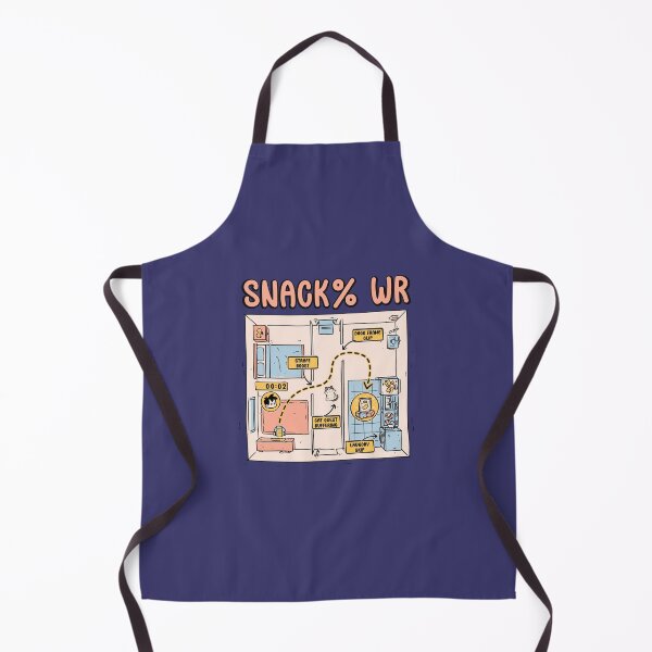 Item preview, Snack% WR | Funny Speedrun Gamer Cartoon designed and sold by trashpanda_shop.