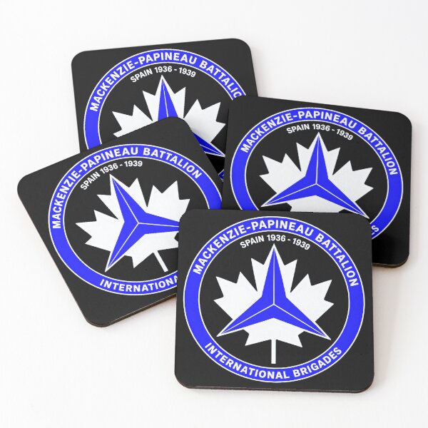Item preview, Mackenzie Papineau Battalion International Brigades Antifascist Emblem Print designed and sold by PinUpPizzazz.