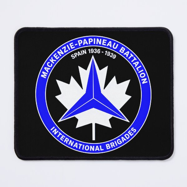Item preview, Mackenzie Papineau Battalion International Brigades Antifascist Emblem Print designed and sold by PinUpPizzazz.