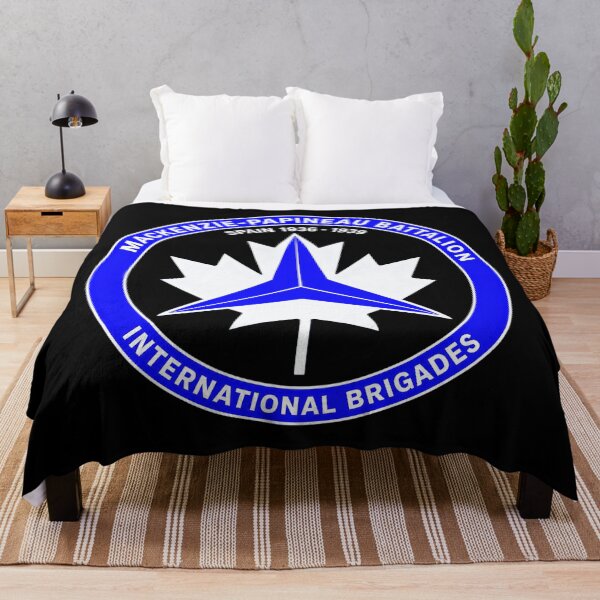Item preview, Mackenzie Papineau Battalion International Brigades Antifascist Emblem Print designed and sold by PinUpPizzazz.