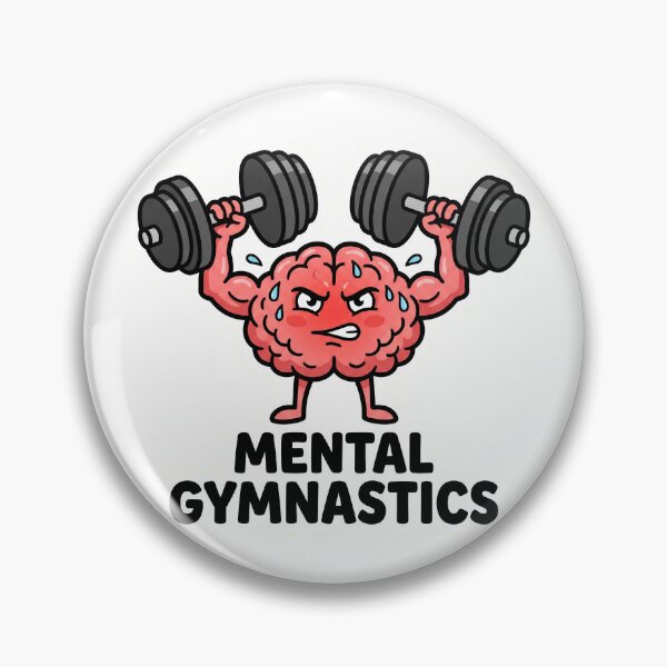 Item preview, Mental Gymnastics - Brain Workout Anatomy designed and sold by LogicPulse.