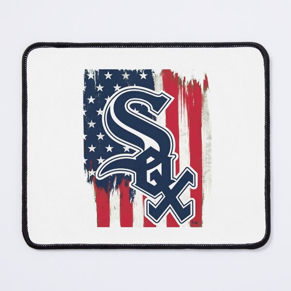 Item preview, Sox Script Over Distressed American Flag designed and sold by kayeufriday.