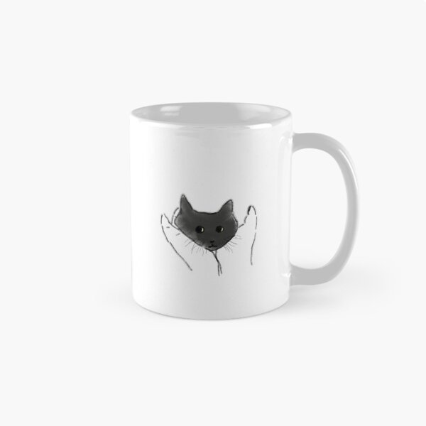 Item preview, Cute Black Cat in White Hoodie Art designed and sold by raun.draw.