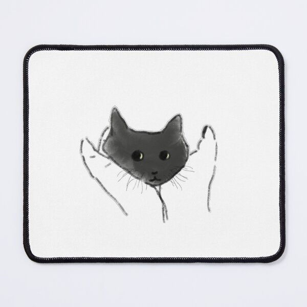 Item preview, Cute Black Cat in White Hoodie Art designed and sold by raun.draw.