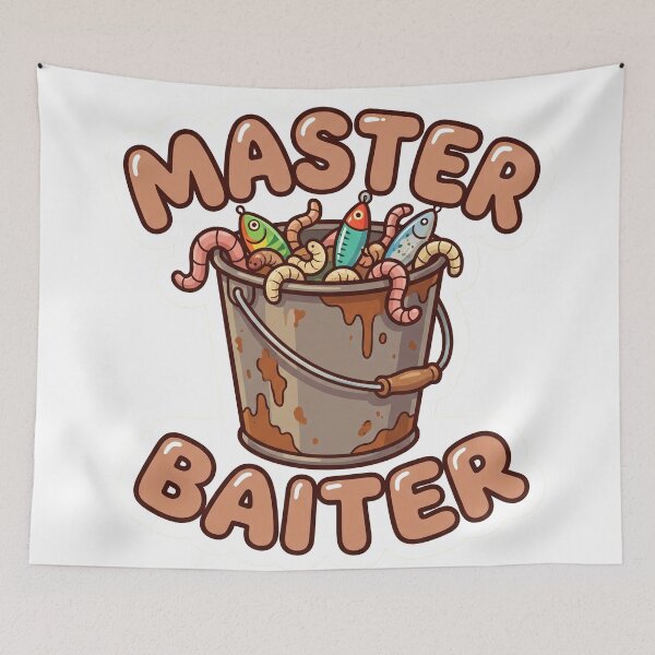 Item preview, Master Baiter - Funny Fishing Bucket designed and sold by L .
