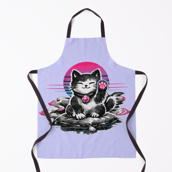 Item preview, Neon Sumi-E Fortune Beckoner designed and sold by KungPowUnicorn.