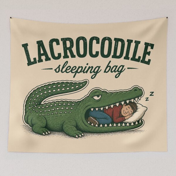 Item preview, Lacrocodile sleeping bag designed and sold by Remigiusz Florczak CA.