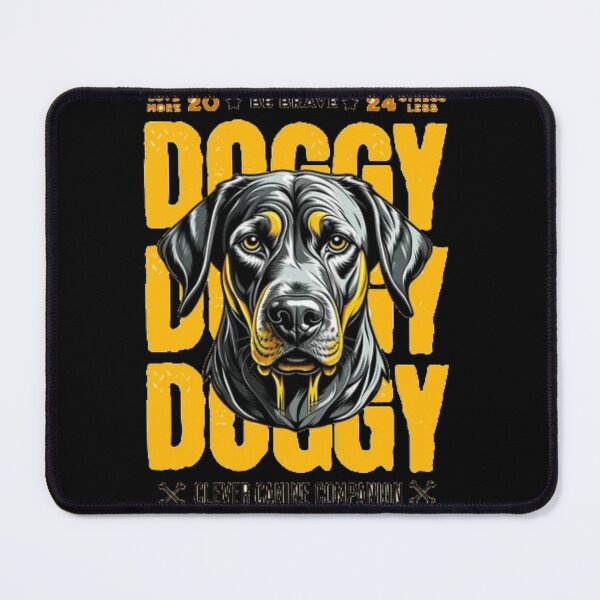 Item preview, Doggy Doggy Clever Canine Companion - Vintage Rottweiler Dog Poster designed and sold by GenZFashion000.