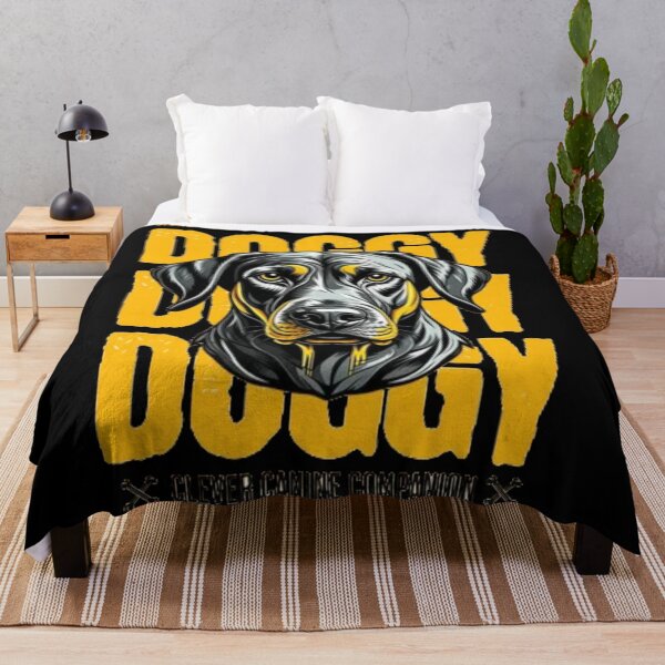 Item preview, Doggy Doggy Clever Canine Companion - Vintage Rottweiler Dog Poster designed and sold by GenZFashion000.