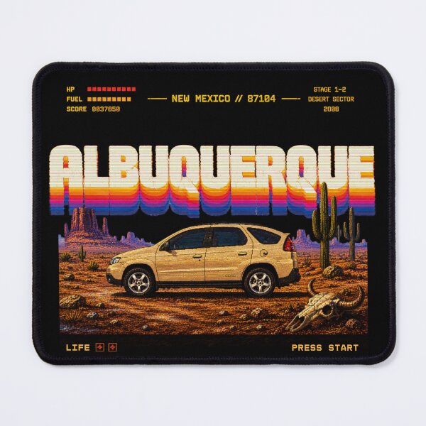 Item preview, Breaking Bad Albuquerque 87104 – Walter White Desert Retro Game designed and sold by thelastseat.