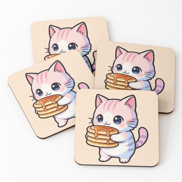 Item preview, Pancake Cat | Cute Kitty with Maple Syrup T-Shirt designed and sold by Nuttajak.