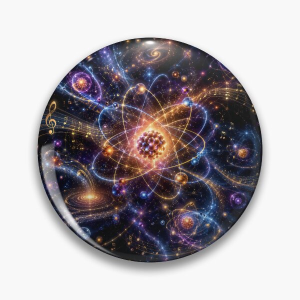 Item preview, 14. Symphony of Atoms – Quantum Physics Cosmic Universe Art designed and sold by Dominik1994.