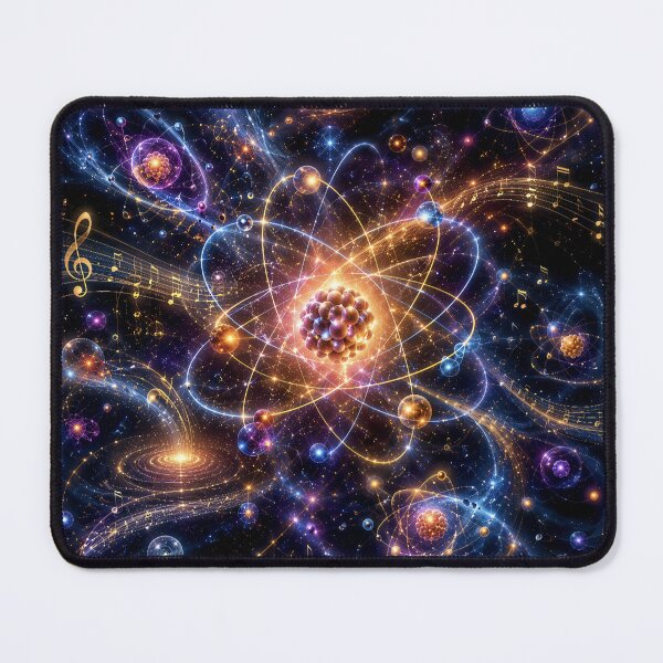 Item preview, 14. Symphony of Atoms – Quantum Physics Cosmic Universe Art designed and sold by Dominik1994.